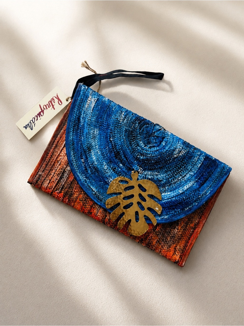 Colombian Handmade Artisan Clutch Bag – One-of-a-Kind Statement Piece